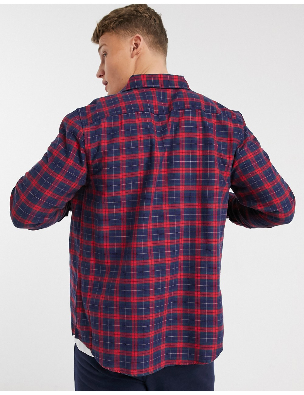 New Look check shirt in red...