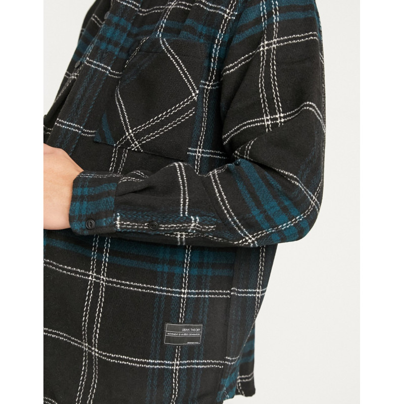 Pull&Bear checked shirt in...