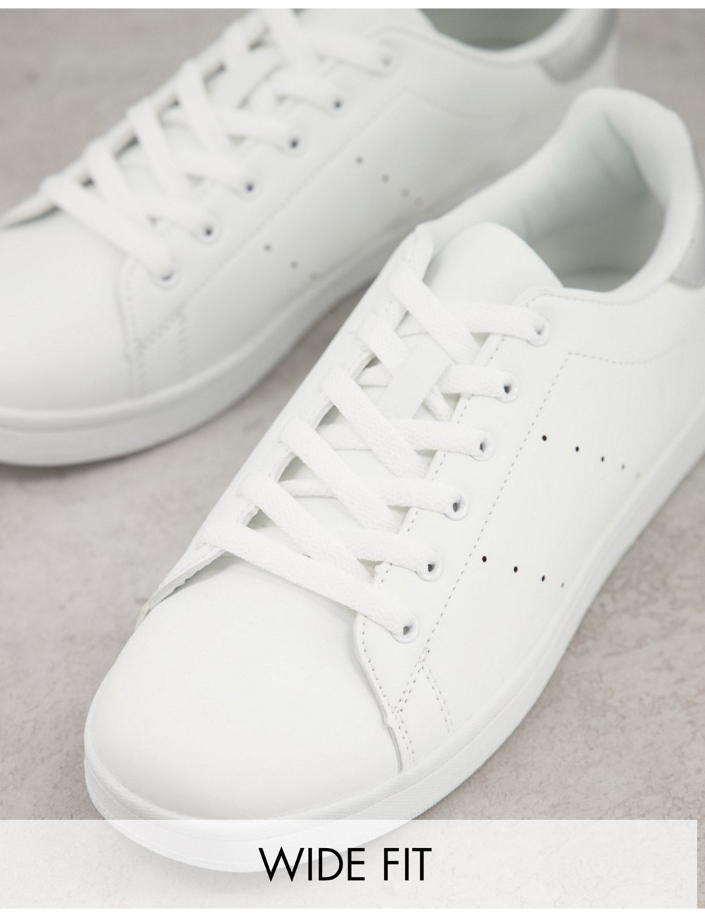 Yours lace up trainers with...