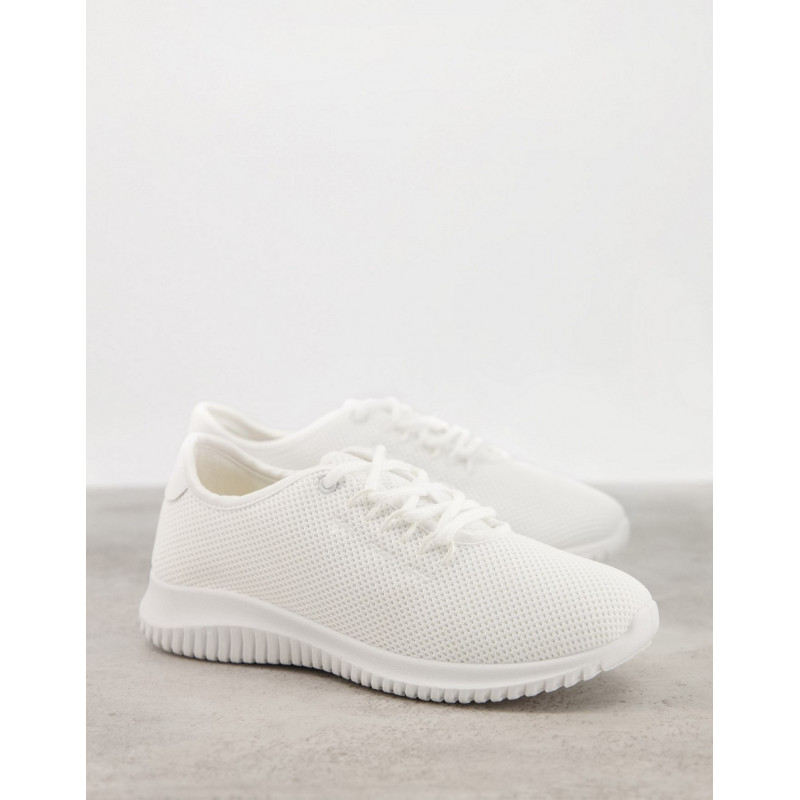 New Look soft trainer white