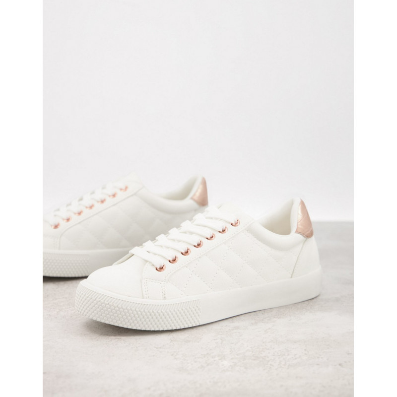 New Look quilted trainer in...