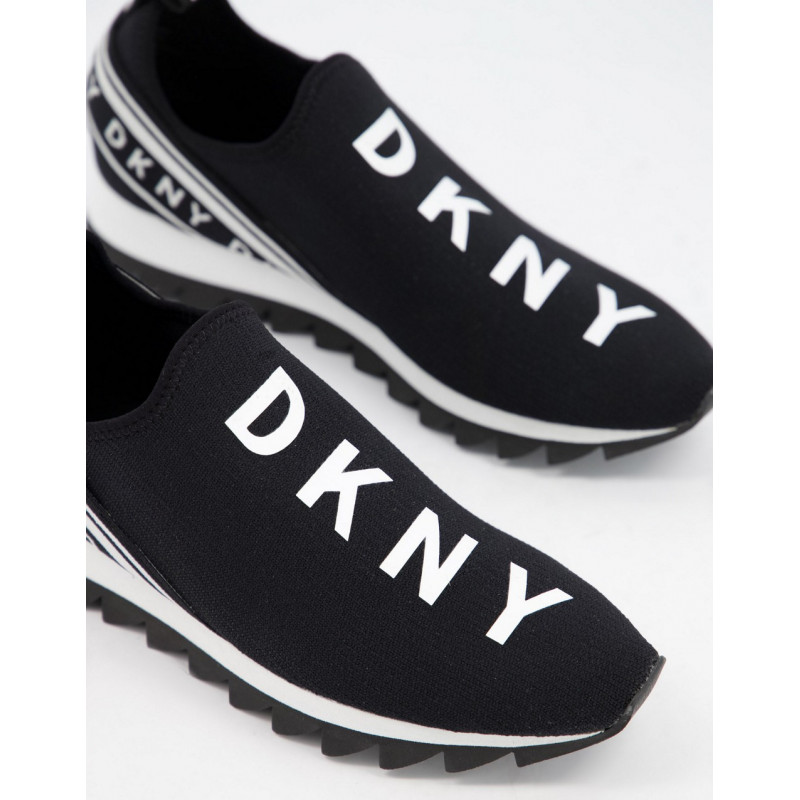 DKNY slip on logo trainers...