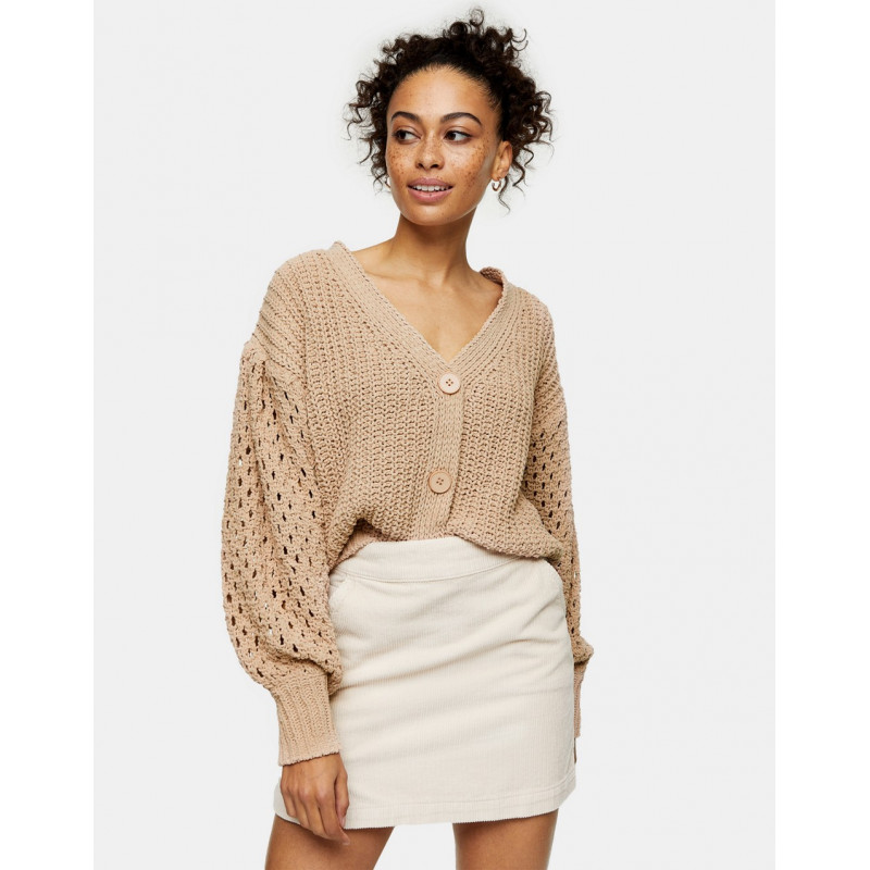 Topshop oversized chenille...