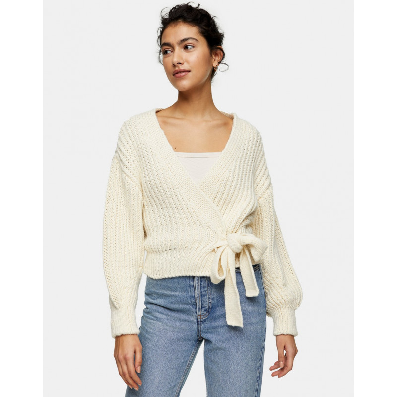 Topshop knitted wrap...
