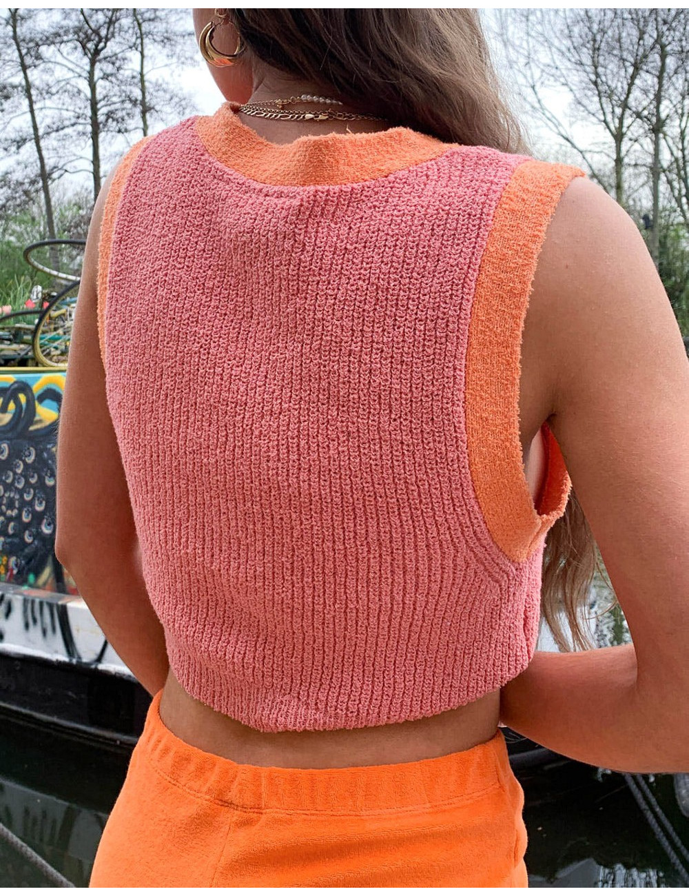 COLLUSION knitted tank top...