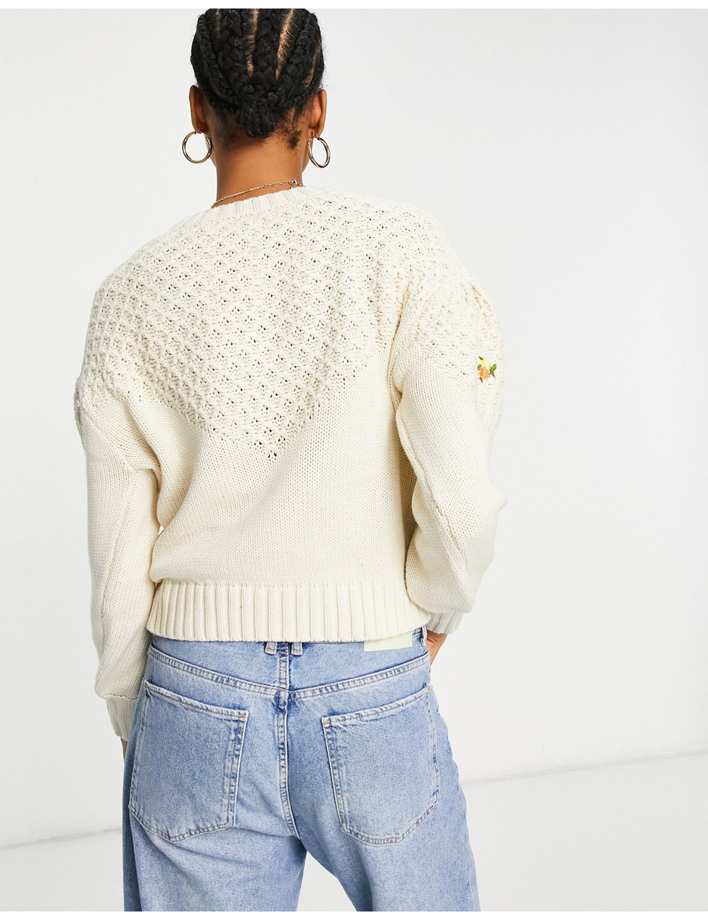 Y.A.S knitted cardigan with...