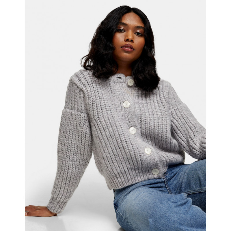Topshop knitted pearl...