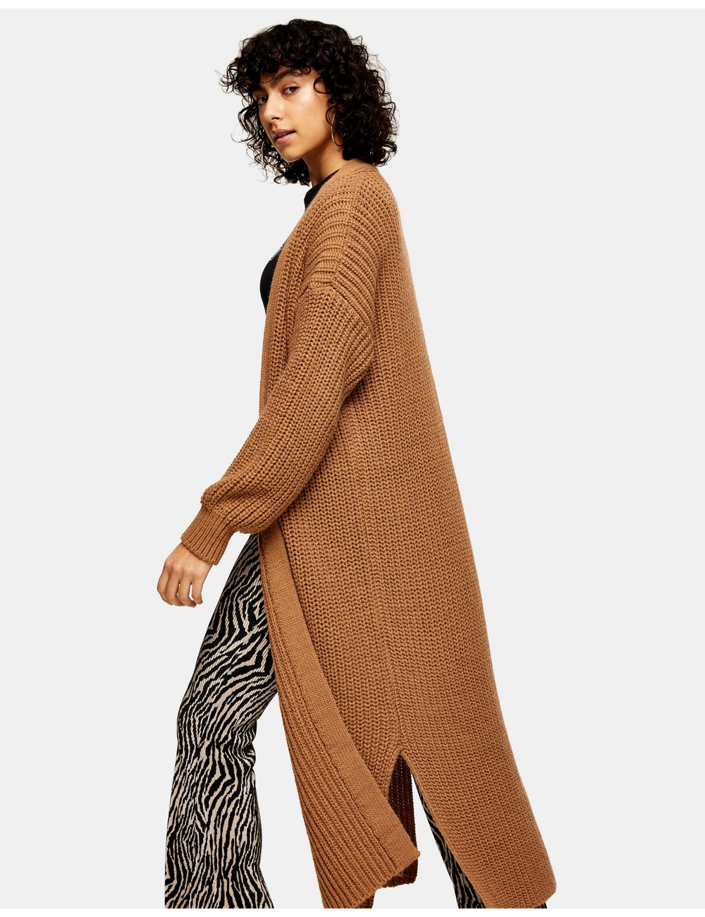 Topshop knitted maxi...