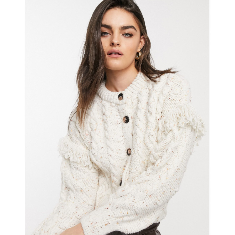 Vila cable knit cardigan in...