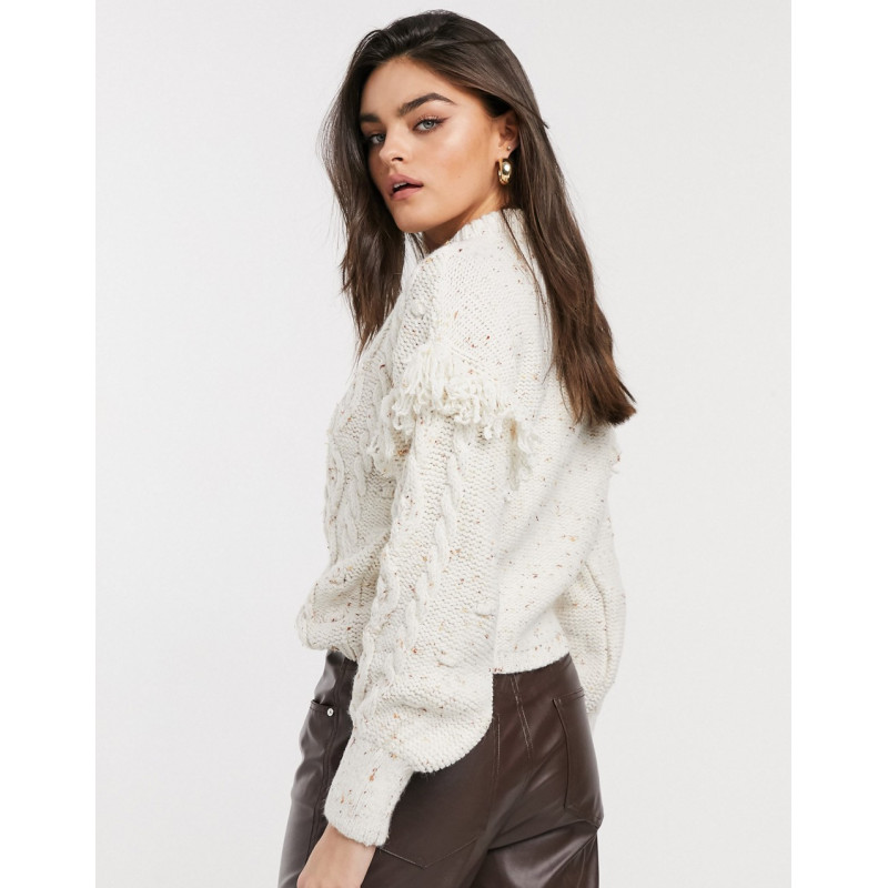 Vila cable knit cardigan in...