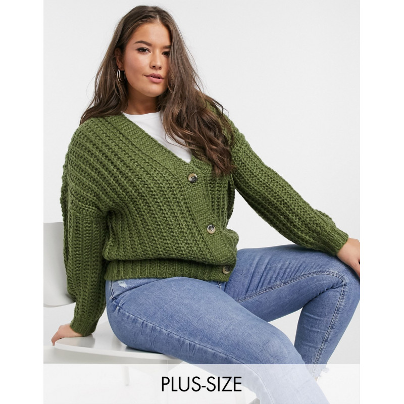 Noisy May Curve cable knit...