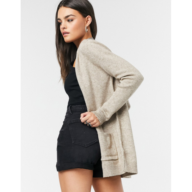 Only knitted cardigan in beige