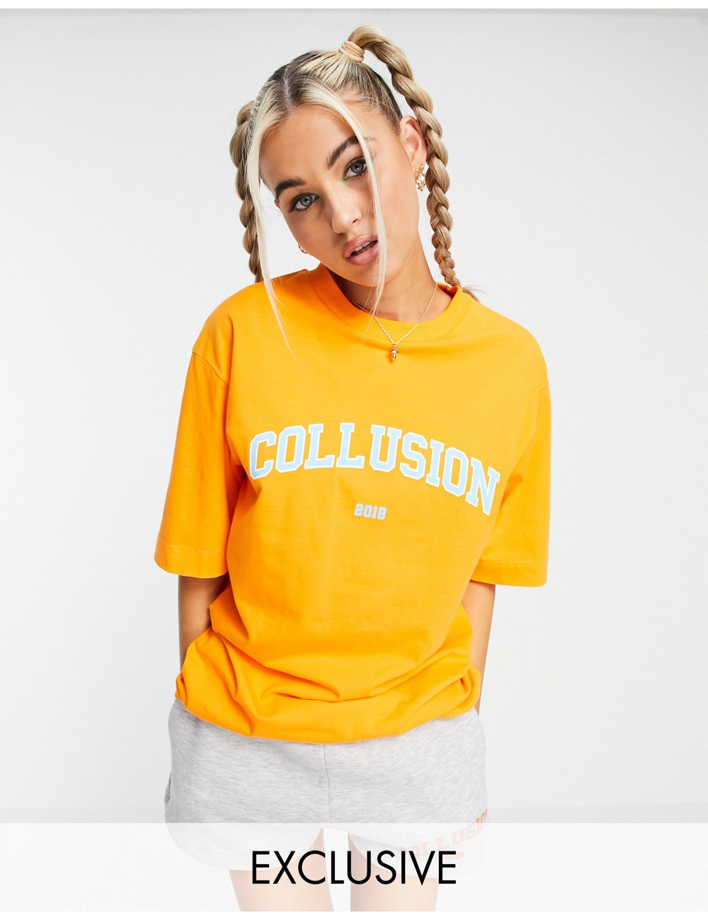 COLLUSION branded oversized...