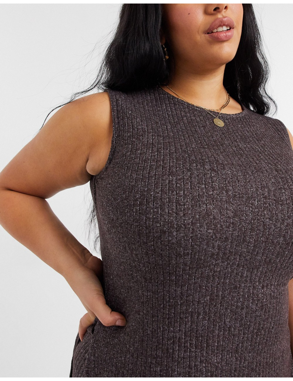 Simply Be ribbed vest top...