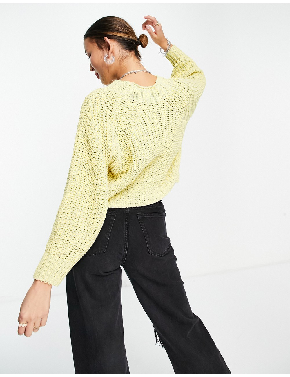 Topshop knitted chenille...