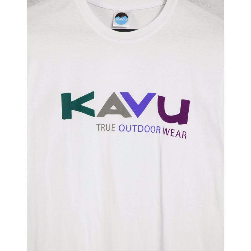 Kavu Multi t-shirt in white...