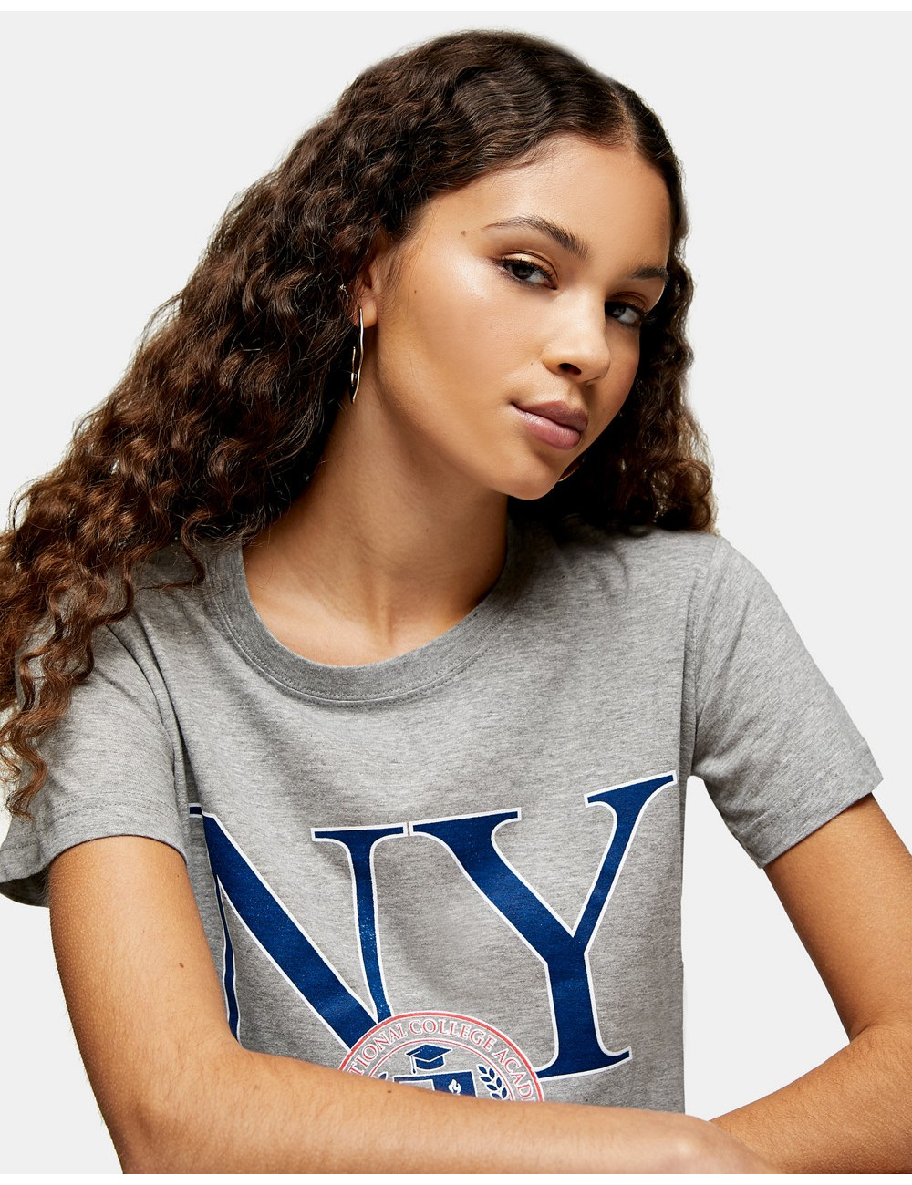 Topshop new york t-shirt in...