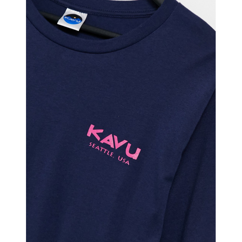 Kavu Logo long sleeve back...