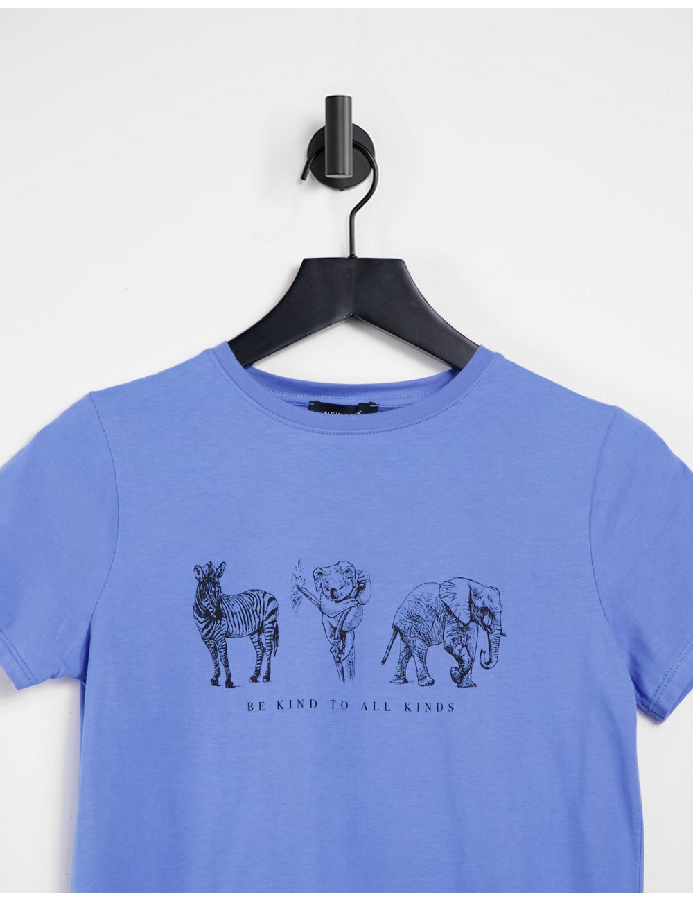 New Look be kind tee in blue