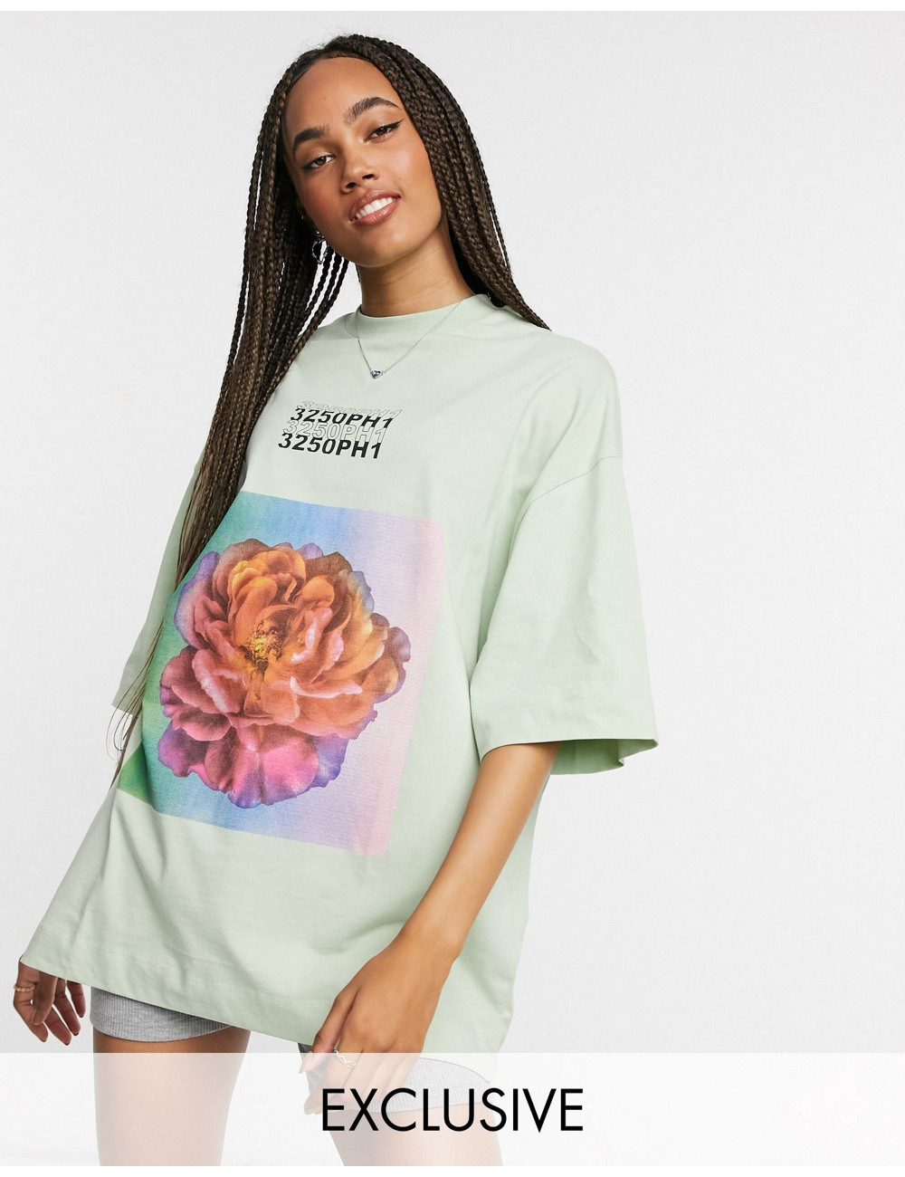COLLUSION oversized floral...