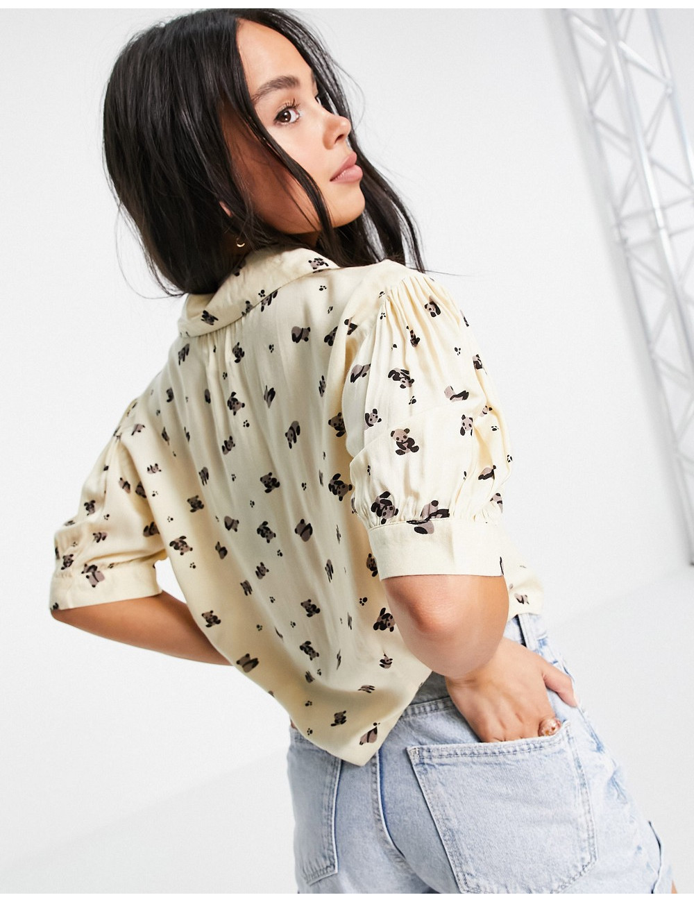 Native Youth crop blouse...