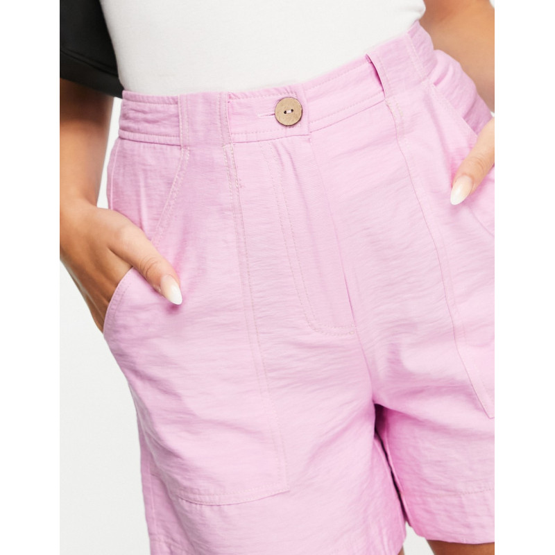Y.A.S tailored shorts in pink