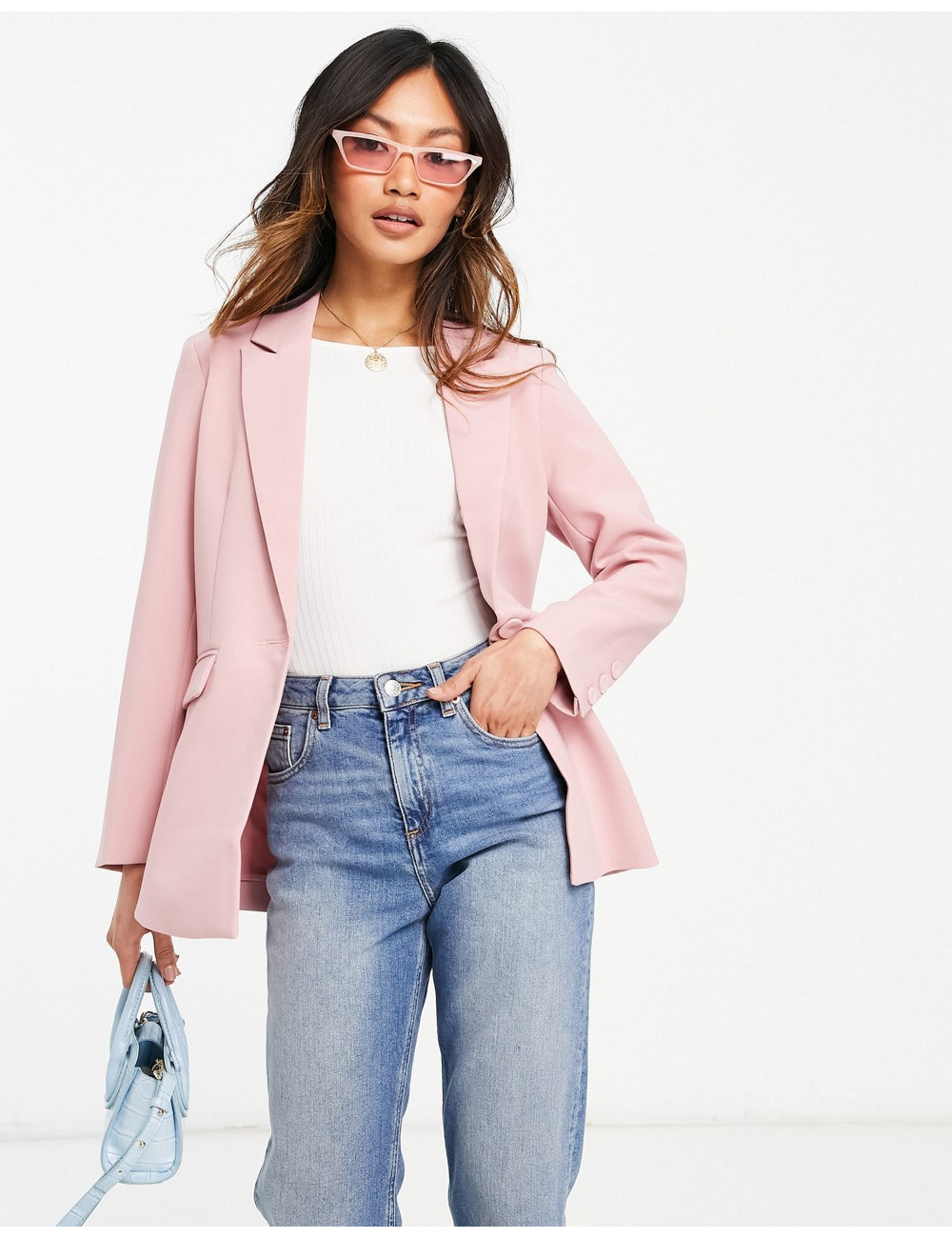 Y.A.S blazer co-ord in pink