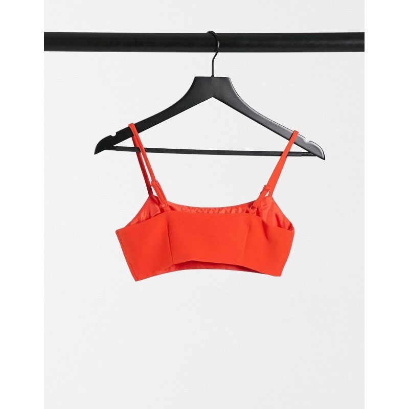 COLLUSION cropped bralet in...