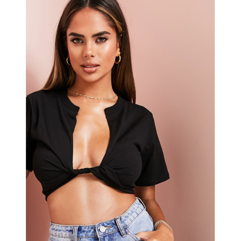 ASOS DESIGN co-ord top with...