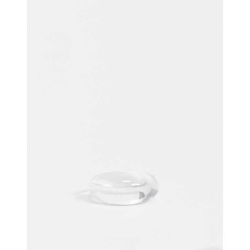 ASOS DESIGN pack of 2 clear...