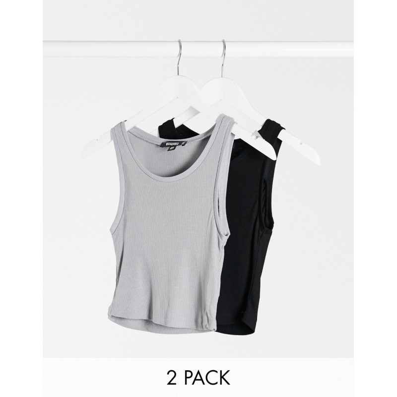 Missguided 2 pack crop top...