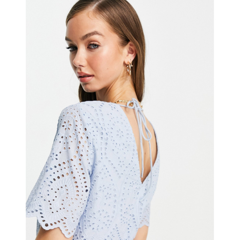 Y.A.S broderie playsuit in...