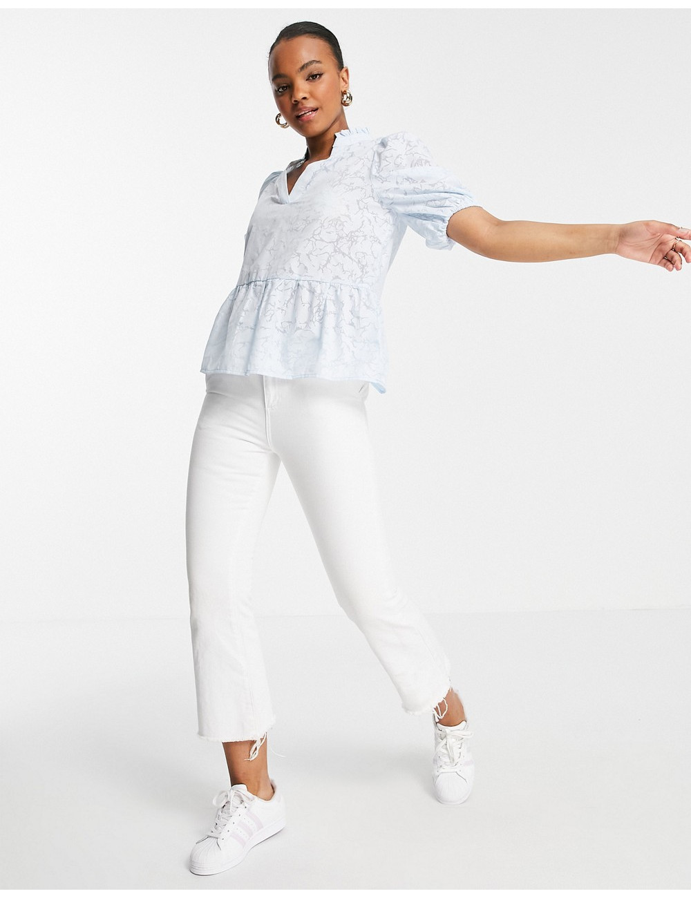 Selected Femme blouse with...
