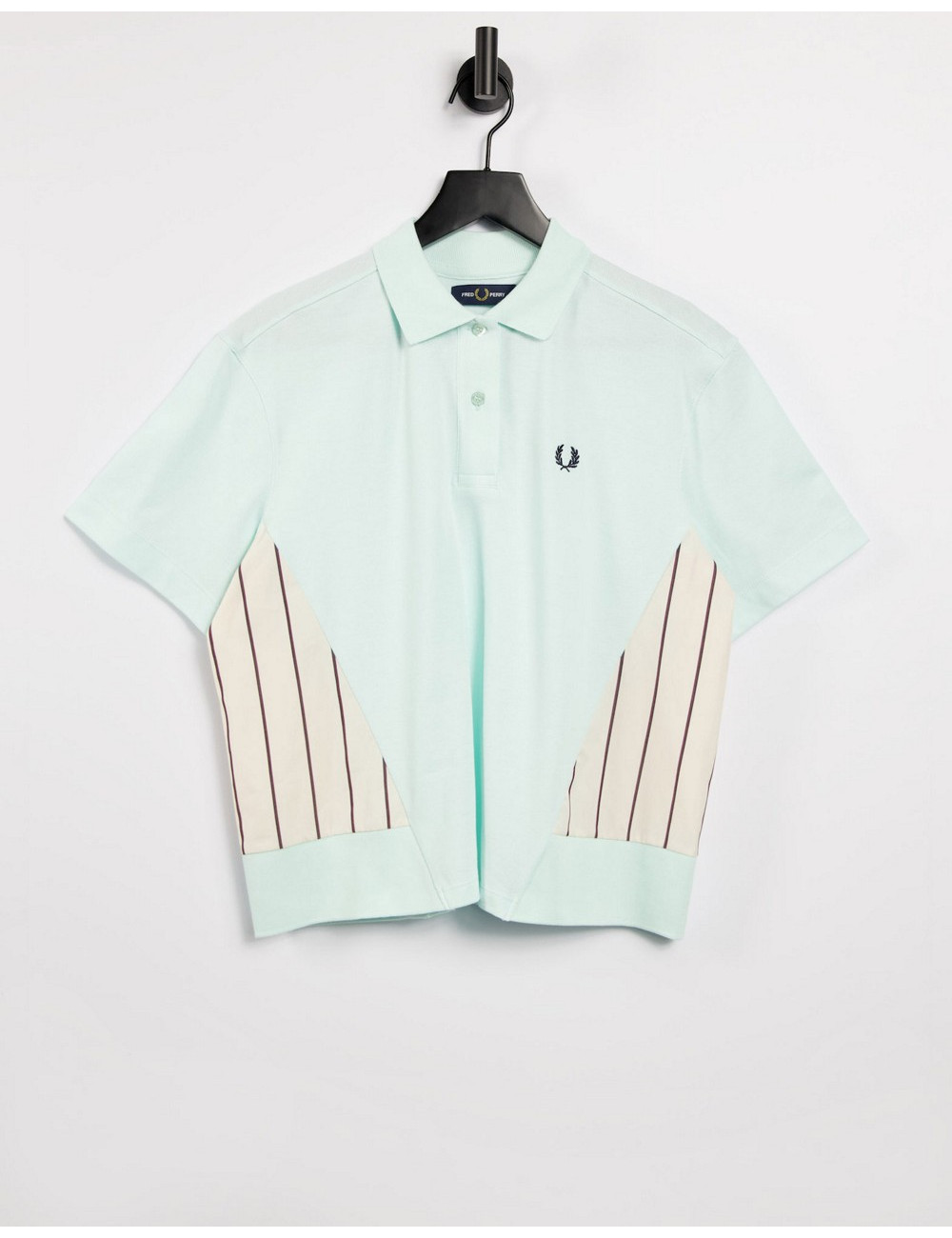 Fred Perry woven panel polo...