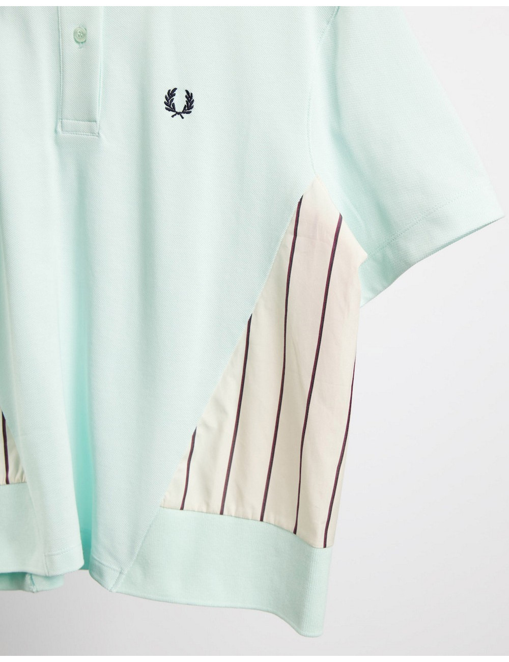 Fred Perry woven panel polo...