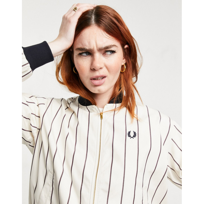 Fred Perry striped bomber...