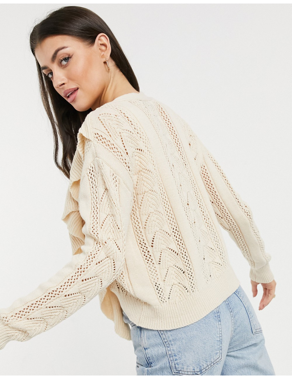 Y.A.S textured knit...