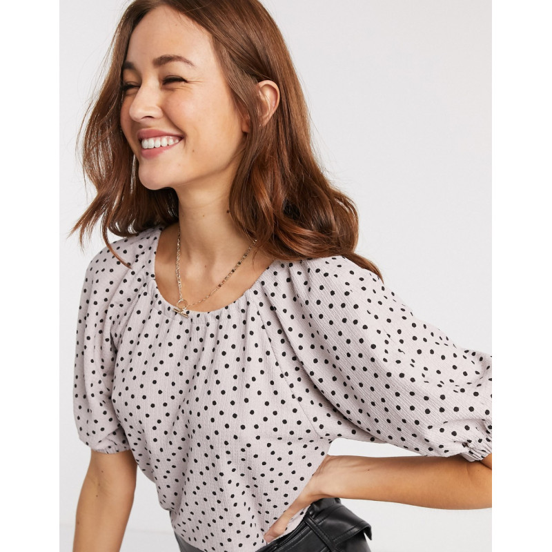 Y.A.S puff sleeve blouse in...