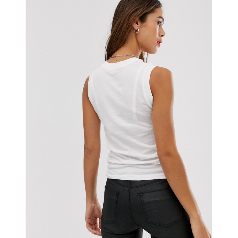 AllSaints Imogen vest in white