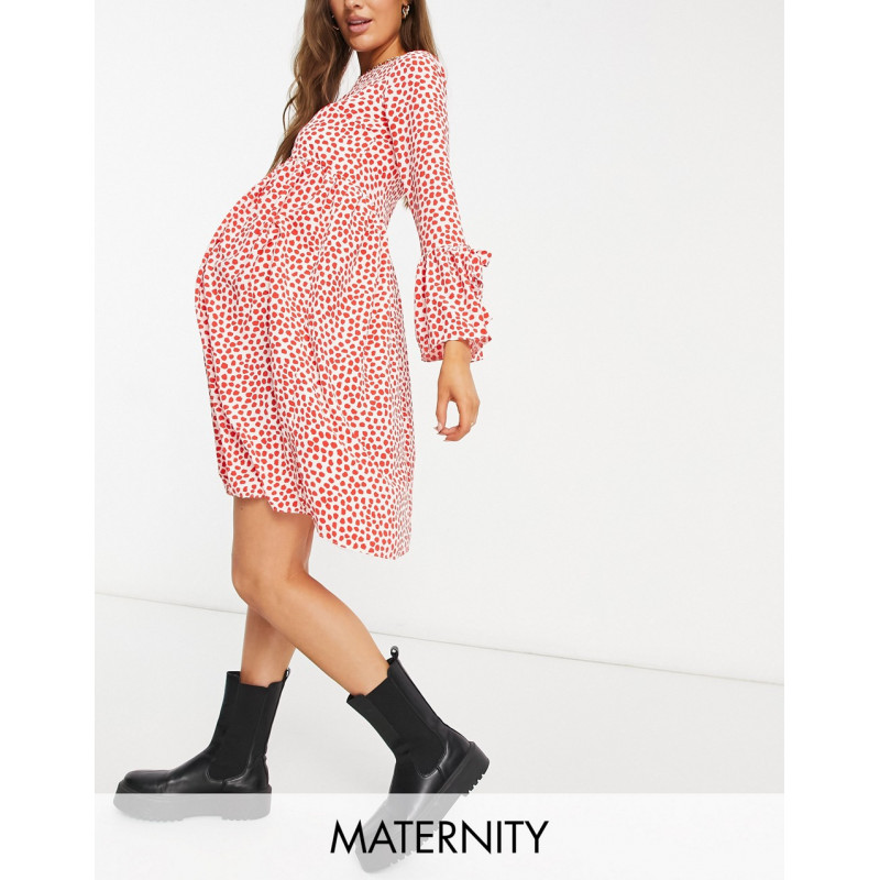 Queen Bee Maternity frill...