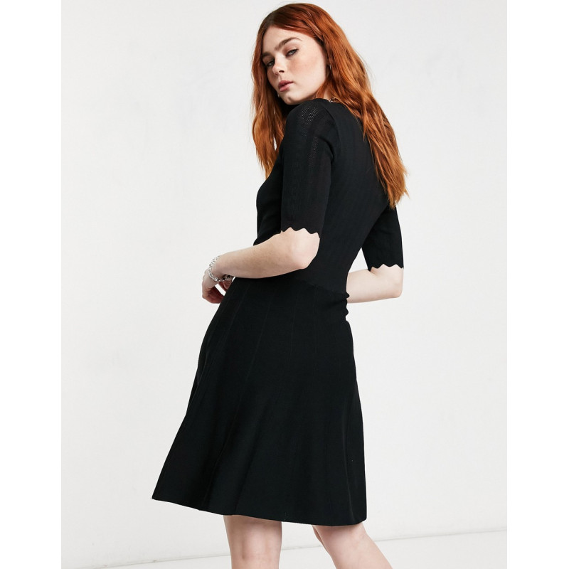 Oasis knitted midi dress in...