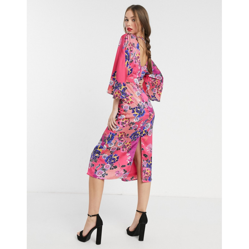 Liquorish kimono midi dress...