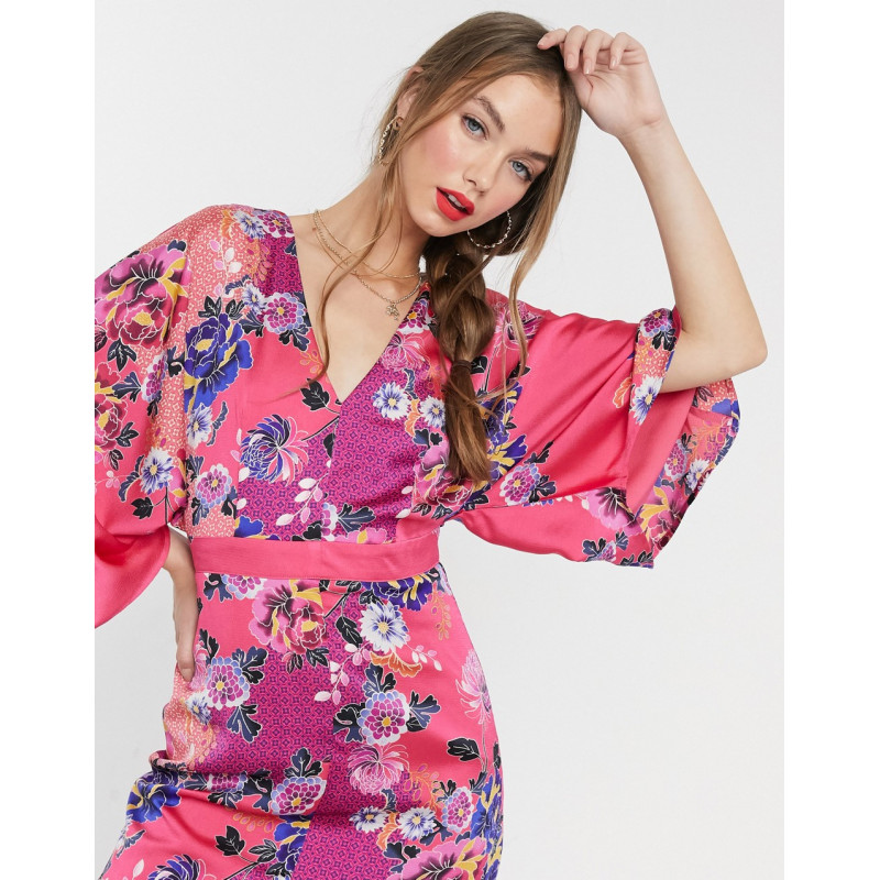 Liquorish kimono midi dress...