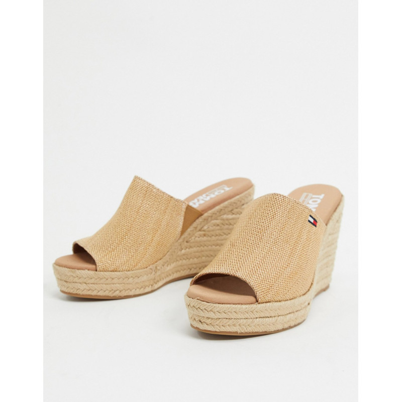 Tommy Hilfiger wedge mules...