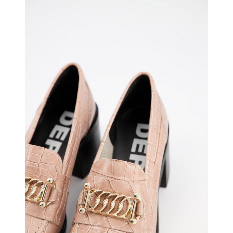 Depp heeled loafers in...