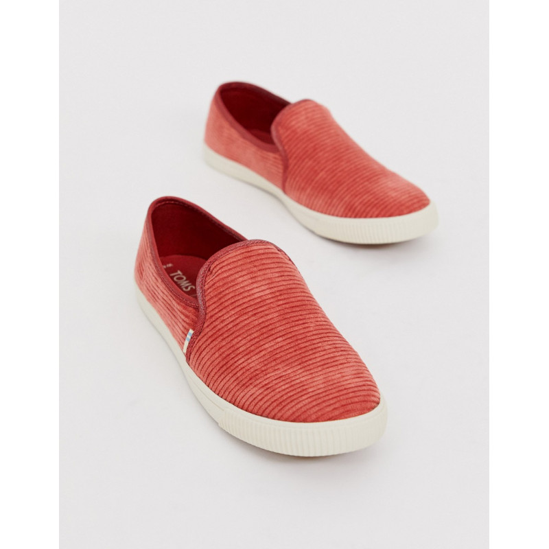 TOMS corduroy slip on shoes...