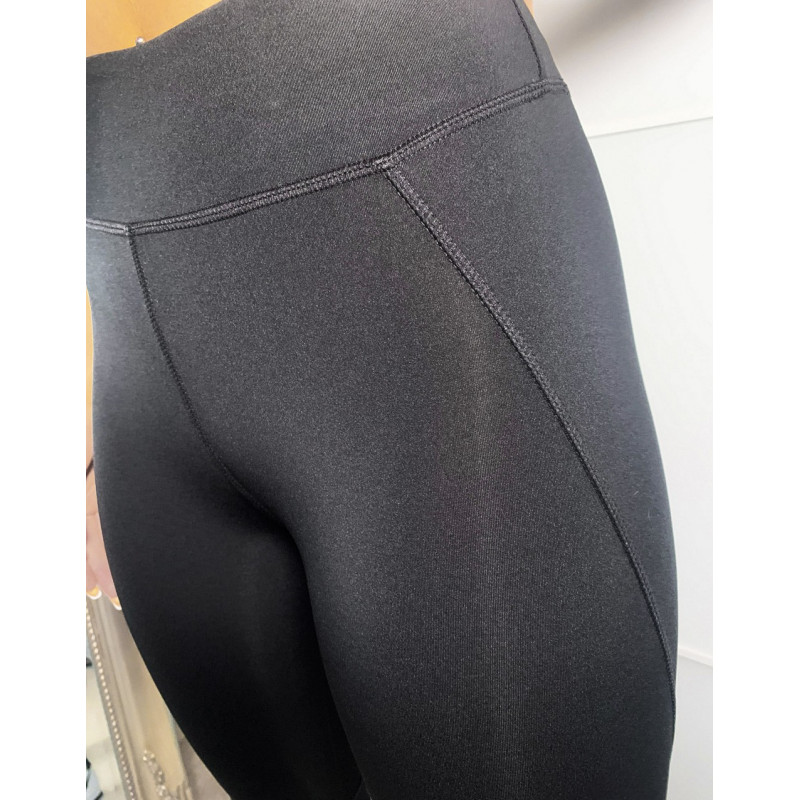 Luxe Palm panelled leggings...