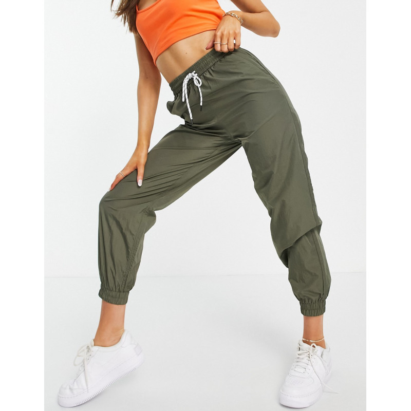 Pieces joggers in khaki