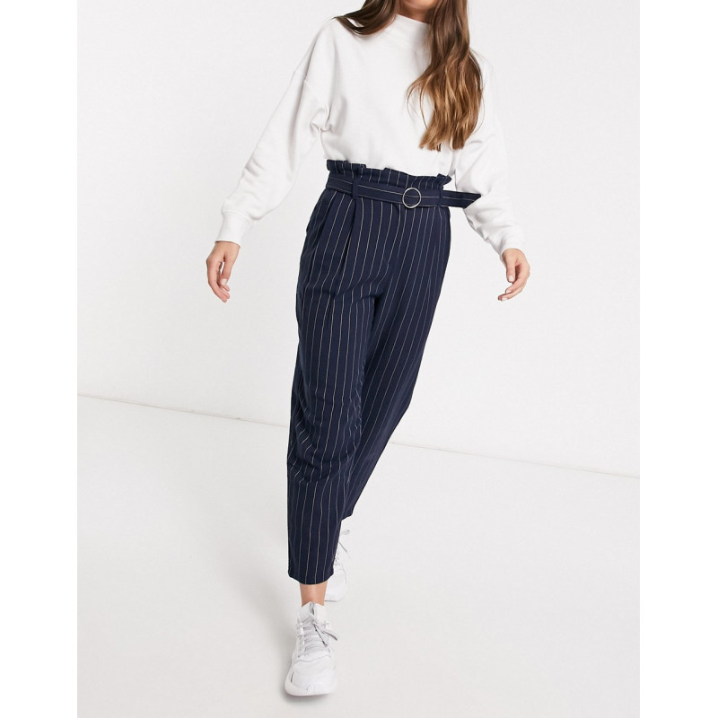 Monki high waisted belted...