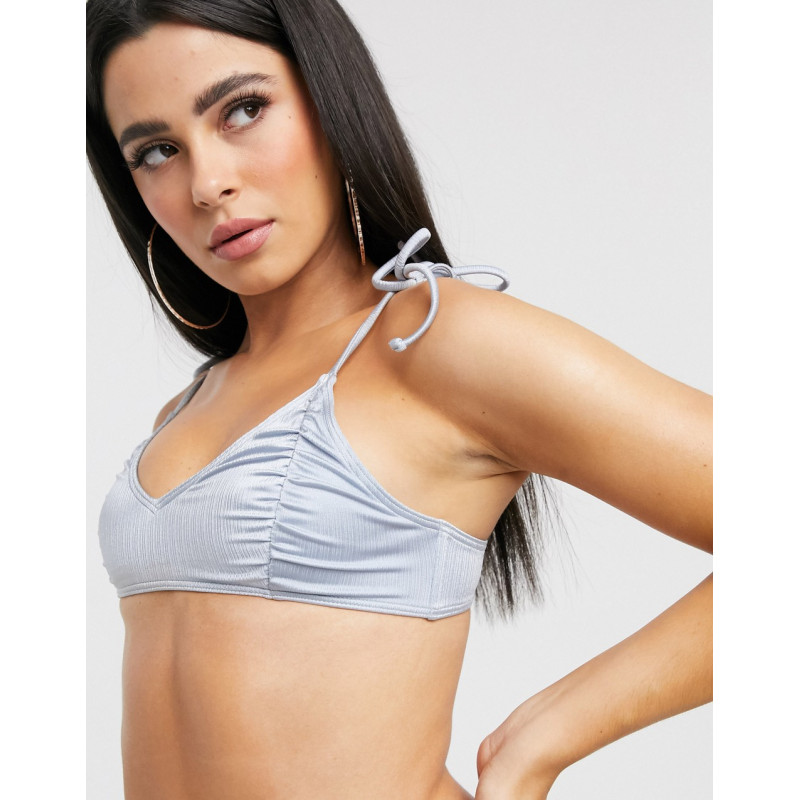 Luxe Palm rouched cup crop...